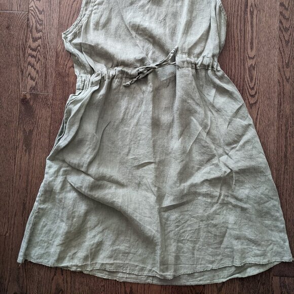 Italian short linen dress, size S - Picture 4 of 4